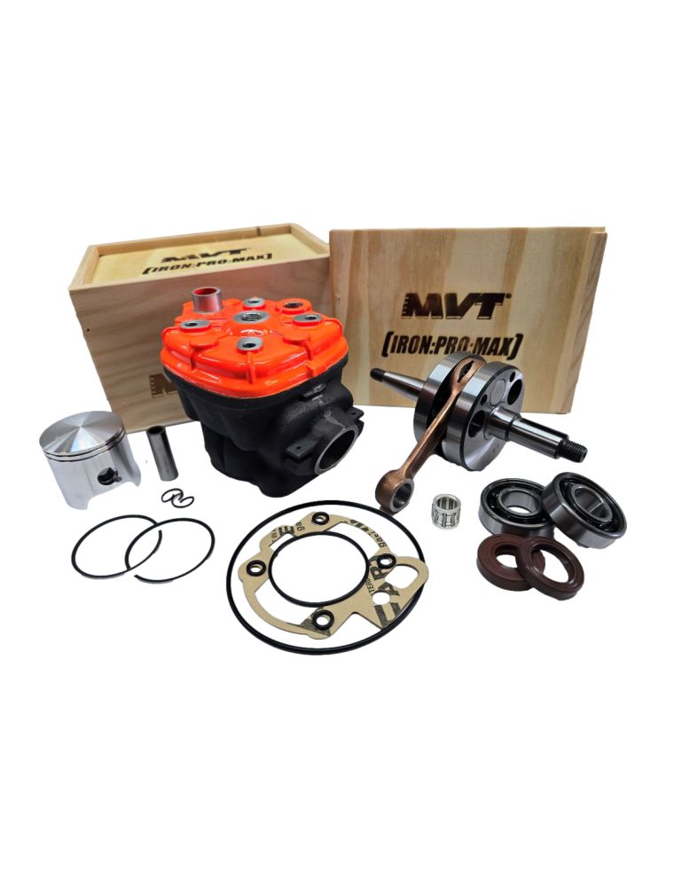 MVT IM113P - HAUT MOTEUR MVT IRON PRO MAX 90cc MINARELLI AM6 + VILEBREQUIN COURSE 45 MVT VI31