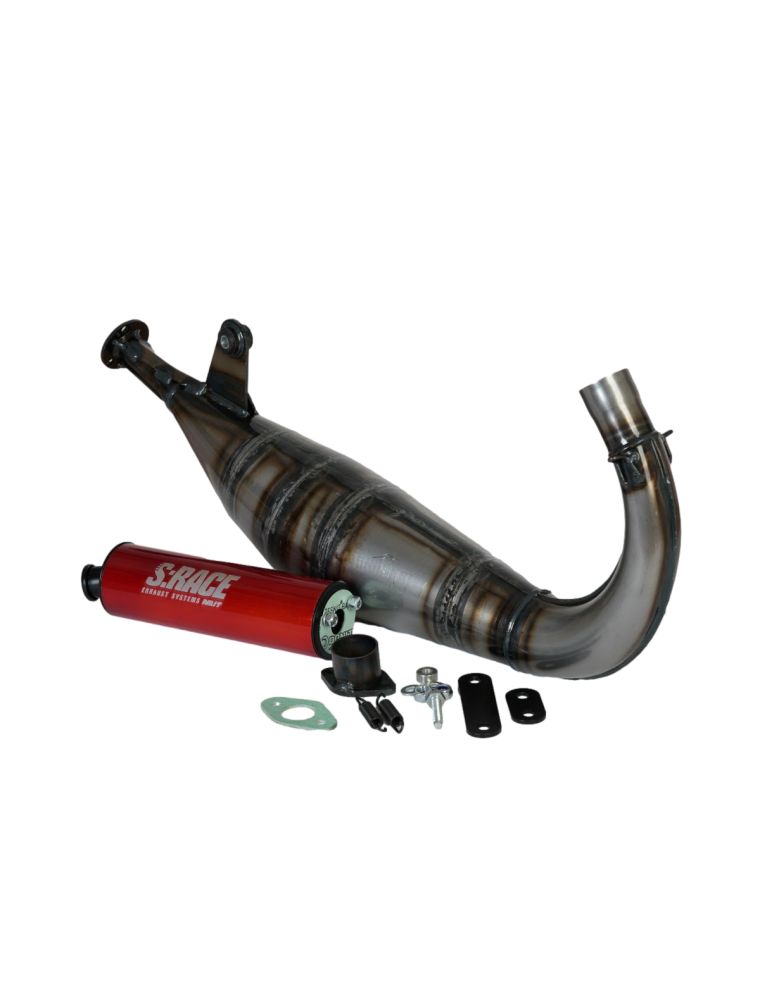 MVT EC35 - SISTEMA DE ESCAPE S-RACE 90/100cc DERBI E2/E3 MVT EC35 - SISTEMA DE ESCAPE S-RACE 90/100cc DERBI E2/E3